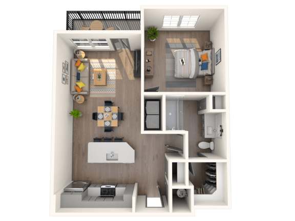 Floor Plan  A3 Floor Plan | The District at Rosemary