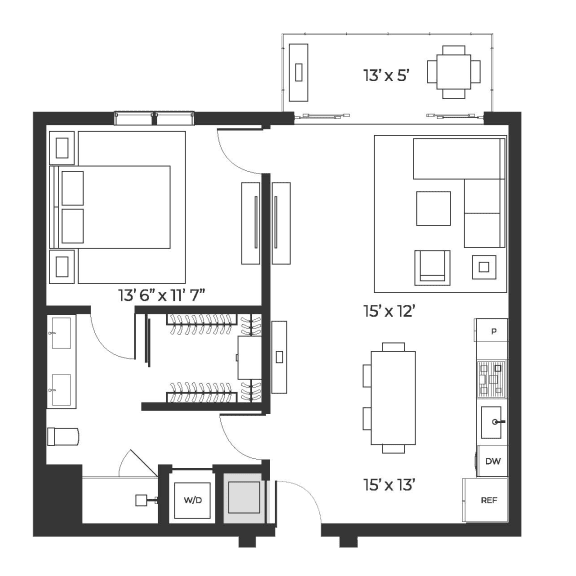 Lux 845 Floor Plan | SLX Atlanta