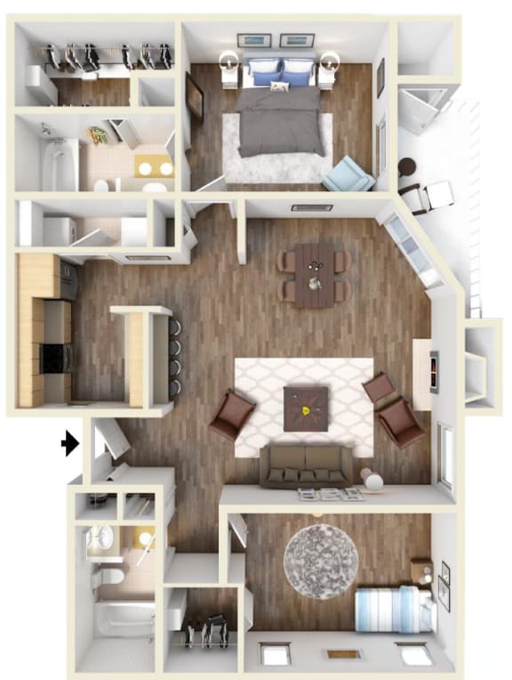 Floor Plan  Marigold Floor Plan | High Oaks