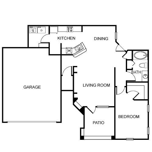Abbey w/garage Floor Plan | Ballantrae