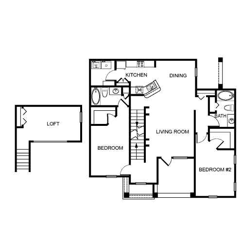 Canterbury w/ Loft Floor Plan | Ballantrae