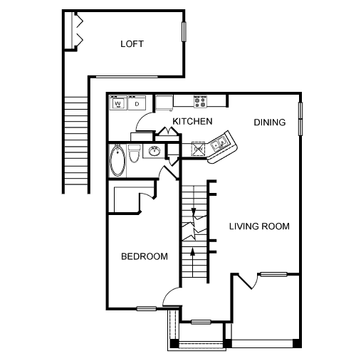 Coventry w/ Loft Floor Plan |Ballantrae