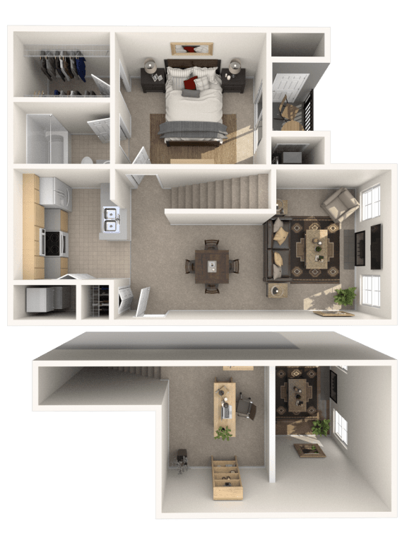 Linden Loft Floor Plan | Pavilions