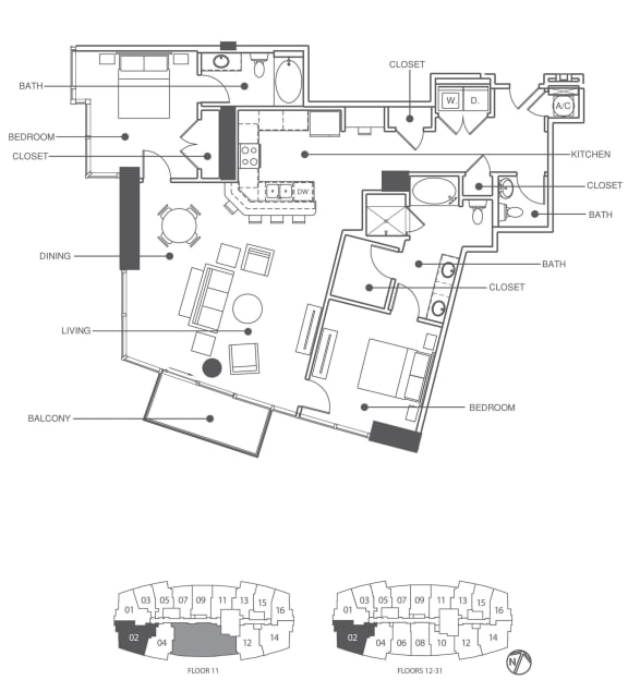 Residence 2 Floor Plan Residence 2 | Element