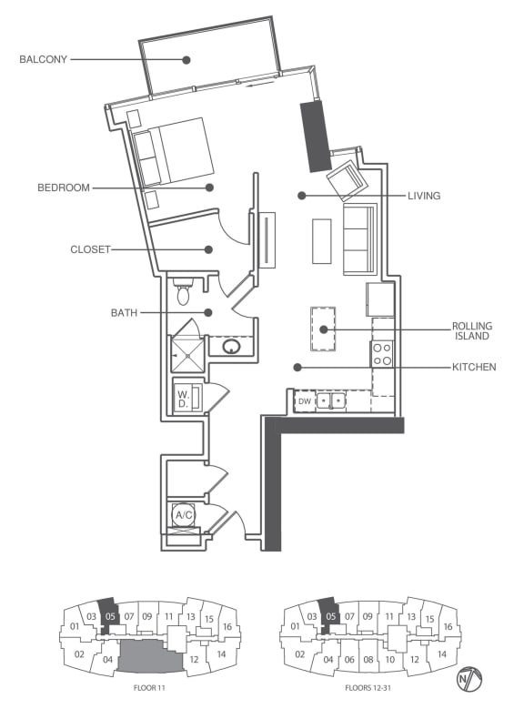  Floor Plan Residence 5 - Deluxe