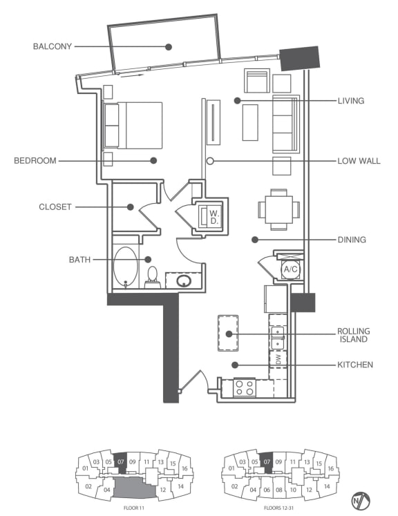 Residence 7 Floor Plan Residence 7 | Element
