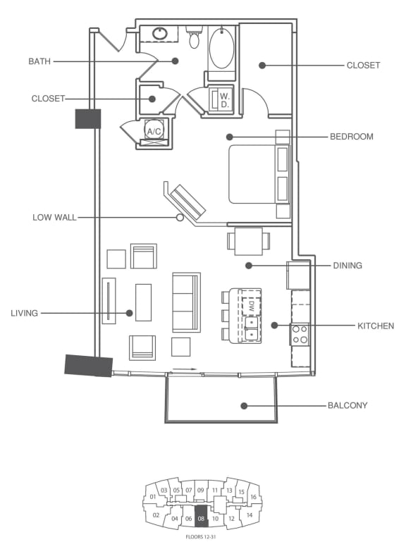 Floor Plan  Residence 8 - Deluxe