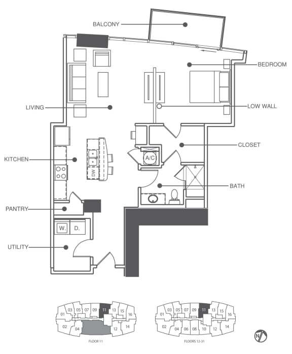 Floor Plan  Residence 11 - Deluxe