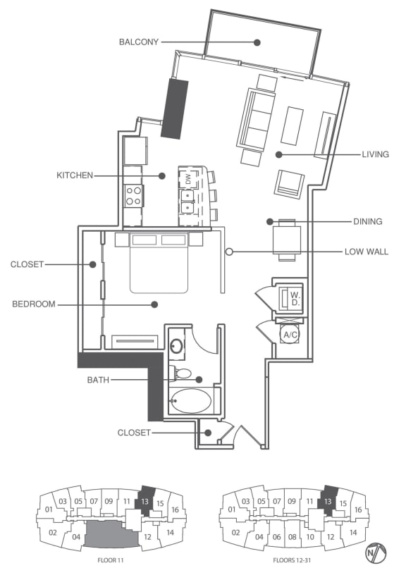 Floor Plan  Residence 13 - Deluxe