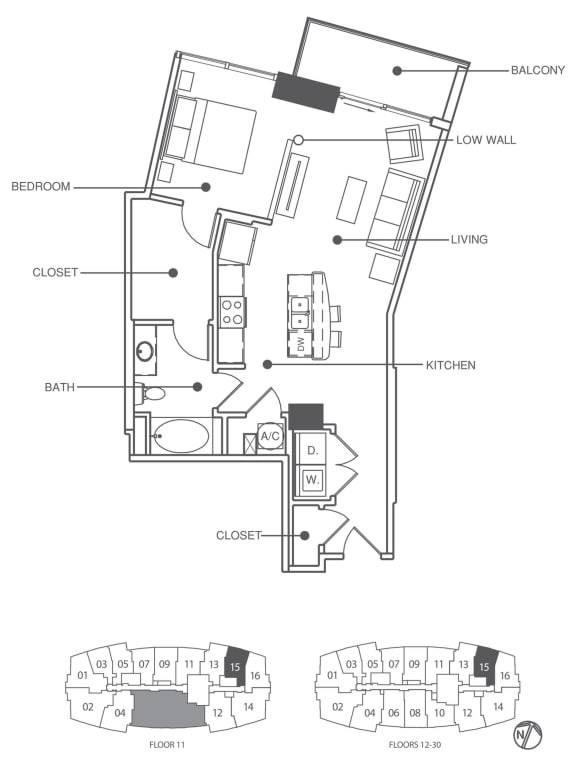 Floor Plan Residence 15 - Deluxe