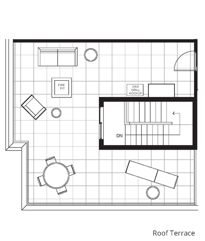 C3 - Two Bedroom &amp; Two And A Half Bathroom Floor Plan At Boutique 28 Apartments In Minneapolis, MN