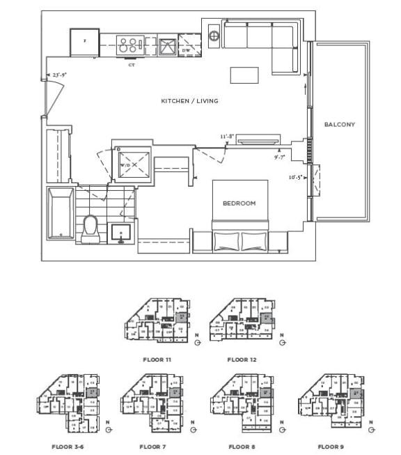 Floor Plan A1 - Chelsea II