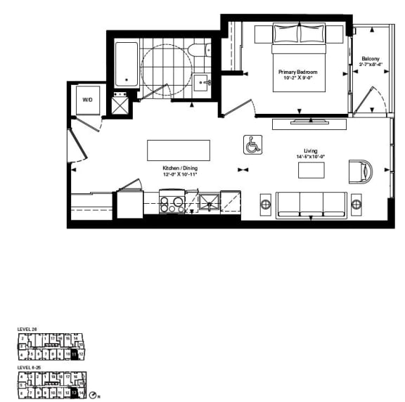 Liberty Village Studio, 1, and 2Bedroom Apartment Rentals