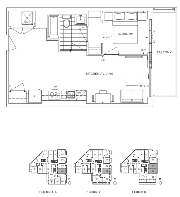 Studio, 1, 2, and 3Bedroom Apartments Downtown Toronto
