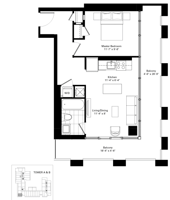 Floor Plan Ossington III