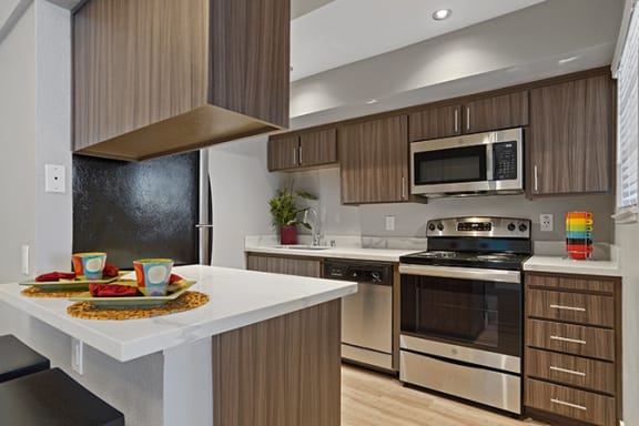 Gourmet Kitchen With Island at Clayton Creek Apartments, Concord