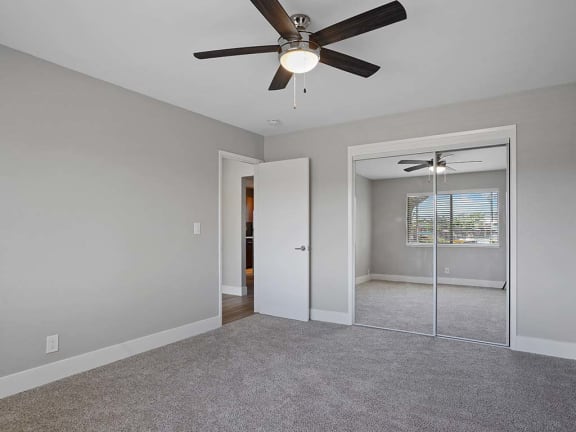 Lush Wall-To-Wall Carpeting In Bedrooms at Colonial Garden Apartments, San Mateo, CA