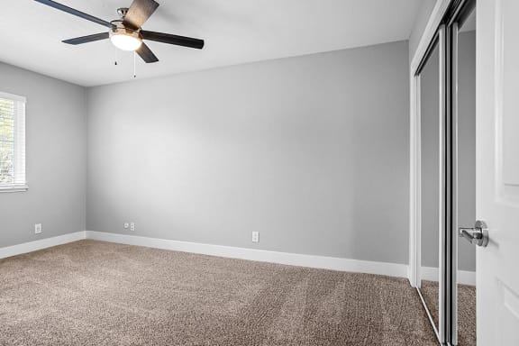 Carpeted Bedroom Area Carpeted Bedroom Area at Peninsula Pines Apartments, South San Francisco, CA, 94080