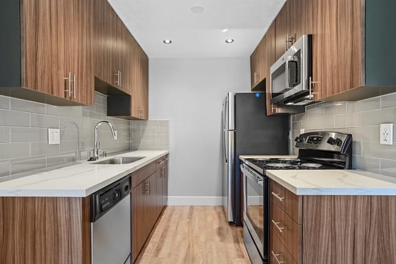 Modular Kitchen Modular Kitchen at Peninsula Pines Apartments, South San Francisco