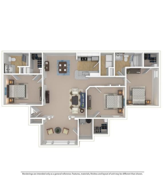 Floor Plan  Manor with Sunroom 3 bed| 2 bath SQFT 1422