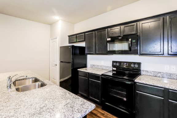 Kitchen interior cabinetsat Brooklyn Village Forney, Texas, 75126