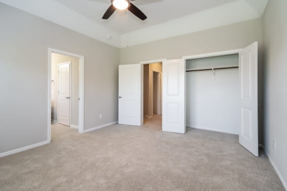Spacious Primary Bedroom with Walk-In Closet and Double Vanity Bathroom