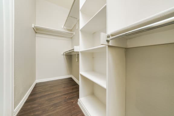 closet space at Brooklyn Village Forney, Texas, 75126