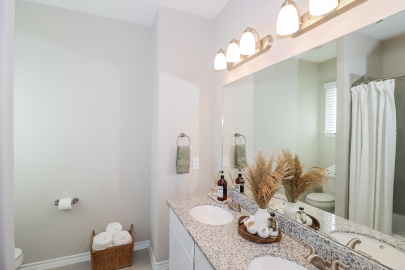 Spa Inspired Bathroom at Georgetown Heights, Georgetown, TX, 78628