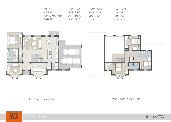 Floor Plan  4 Bed 3.5 Bath Single Family Home in Rosharon, TX