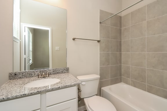 Secondary bathroom at Pradera Oaks, Bonney, TX, 77583