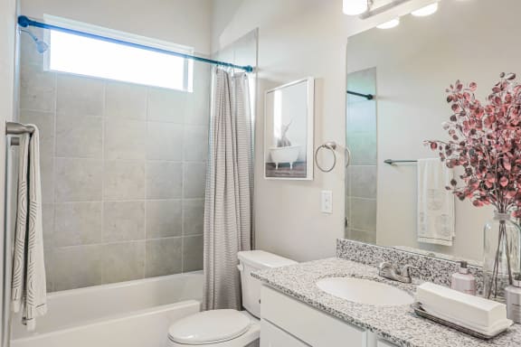 Updated Bathrooms at Lakeside Conroe, Texas