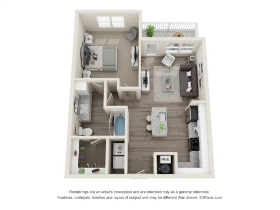 The Mezz at Fiddler&#x27;s Green Allegro Floor Plan