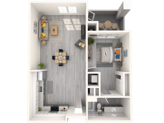 Zone Westgate Apartments A3 Floor Plan