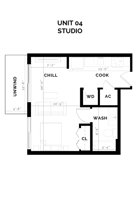  Floor Plan 04 Studio