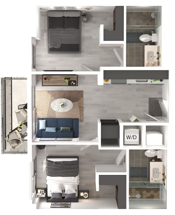 Floor Plan  07 Rent By Bedroom 2