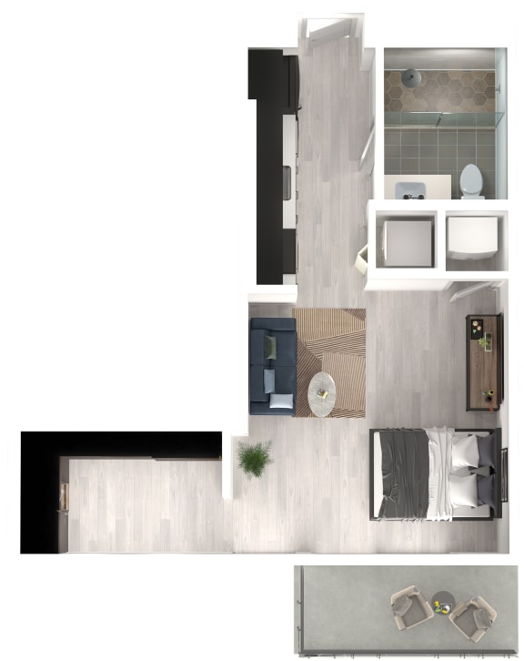  Floor Plan 22 Studio