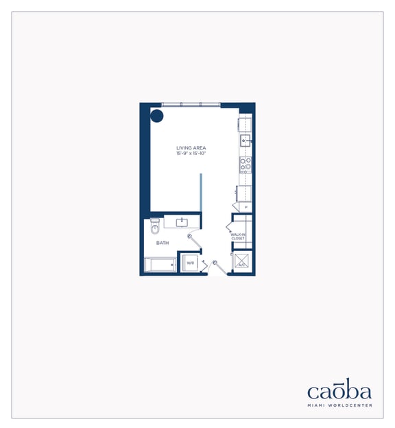 S6 Floor Plan at Caoba Miami Worldcenter, Florida, 33132