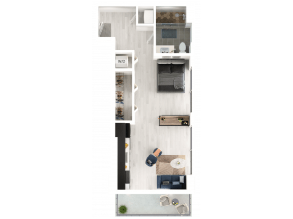Floor Plan  26 JR 1BR