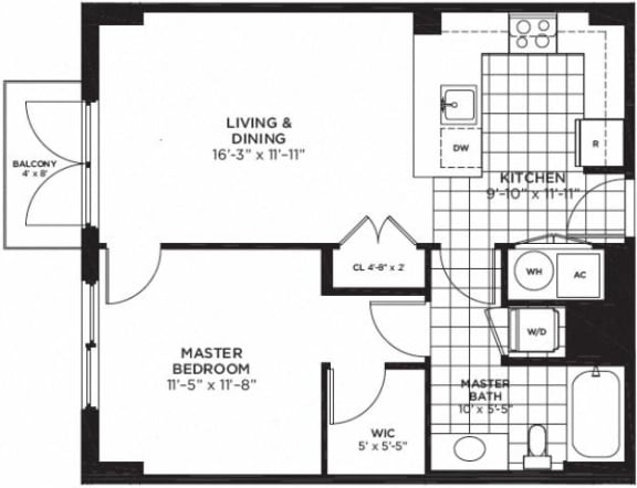 Floor Plan  a floor plan of a home