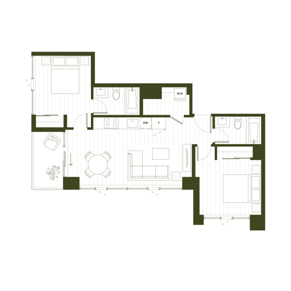 Floor Plan  Tower 2 - C1