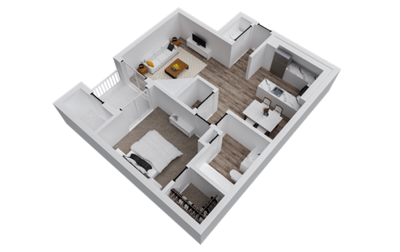  Floor Plan Keystone
