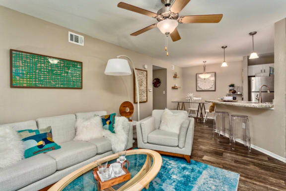 Open Living Space at Fusion Apartments, Orlando, FL, 32818