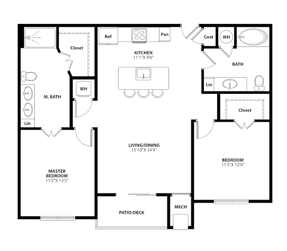 Studio, 1, 2 & 3 Bedroom Apartments in Warrenville The Westlyn