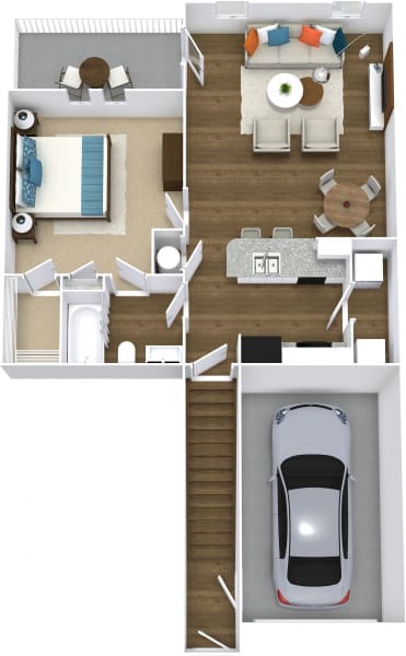 A2 Floor Plan at Mandalay Villas, McDonough, GA, 30253