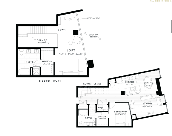 Floor Plan  2&#x2B;C Floor plan at Custom House, St. Paul, 55101