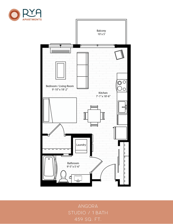 Floor Plan  at Rya at RF64, Richfield, 55423
