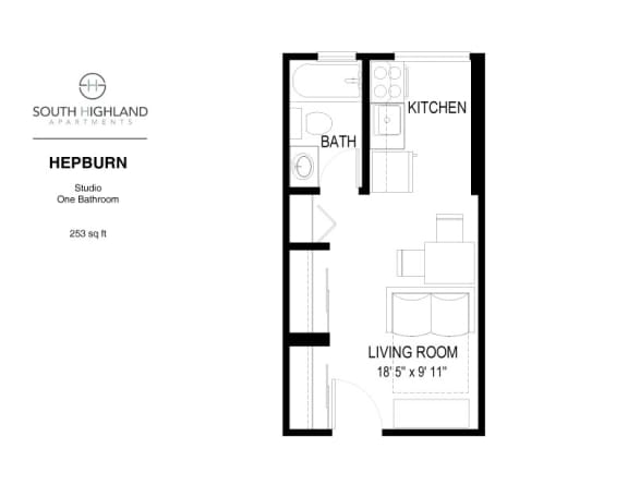 studio floor plan drawing