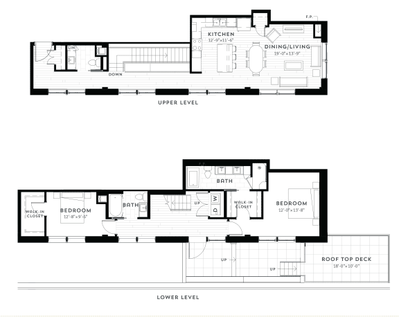 PH3 Floor Plan at Custom House, Minnesota