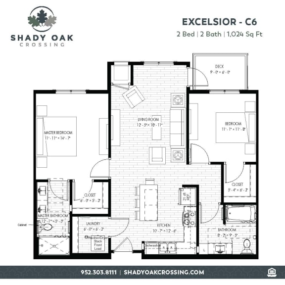 Floor Plan  Excelsior - C6 Floor Plan at Shady Oak Crossing, Minnesota, 55343