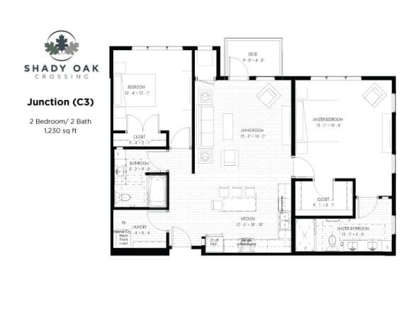 Junction - C3 Floor Plan at Shady Oak Crossing, Minnetonka